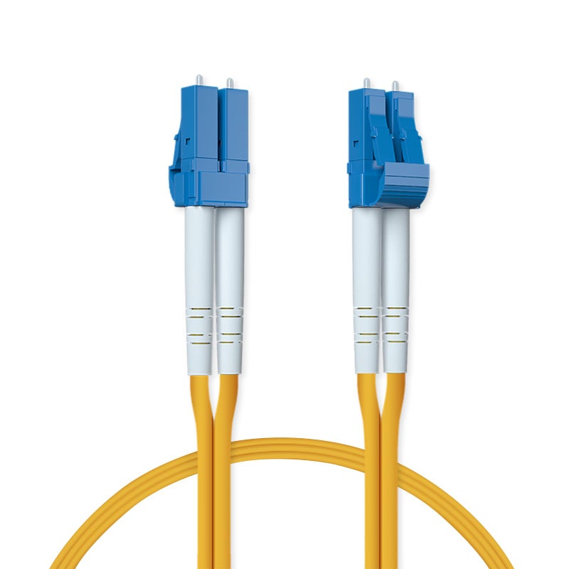 ipolex LC to LC Fiber Patch Cable Single Mode Duplex - 3m(10ft) - OS2 Fiber Optic Cable Cord Jumper- LSZH 9/125Î¼m, 10Gb/Gigabit, SMF, Yellow - Image 1